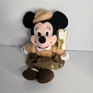 November Birthstone Minnie Mouse Disney 9" Plush Stuffed Animal Beanbag New NWT